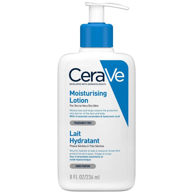 Cerave moisturizing lotion for dry to very dry skin Size 236ml