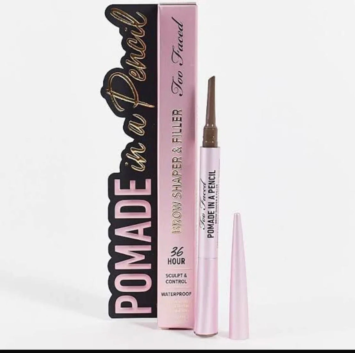 Too Faced Pomade In A Pencil shade Soft Black