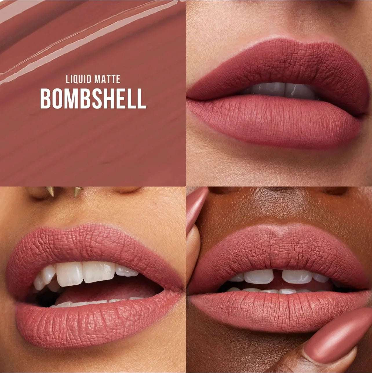Huda Beauty Bombshell lip duo 
Lip Liner & Liquid Lipstick
