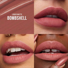 Huda Beauty Bombshell lip duo 
Lip Liner & Liquid Lipstick