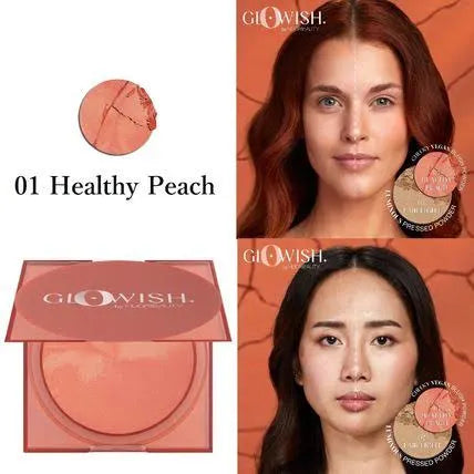 Huda Beauty Glowish Blush Healthy peach