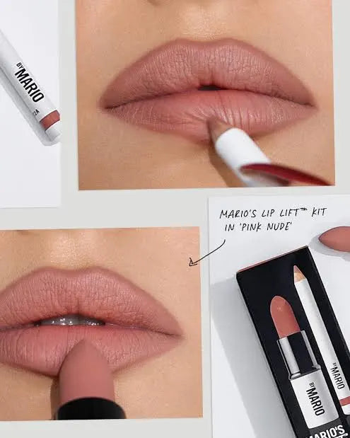 Makeup By Mario Lip Kit Pink Nude