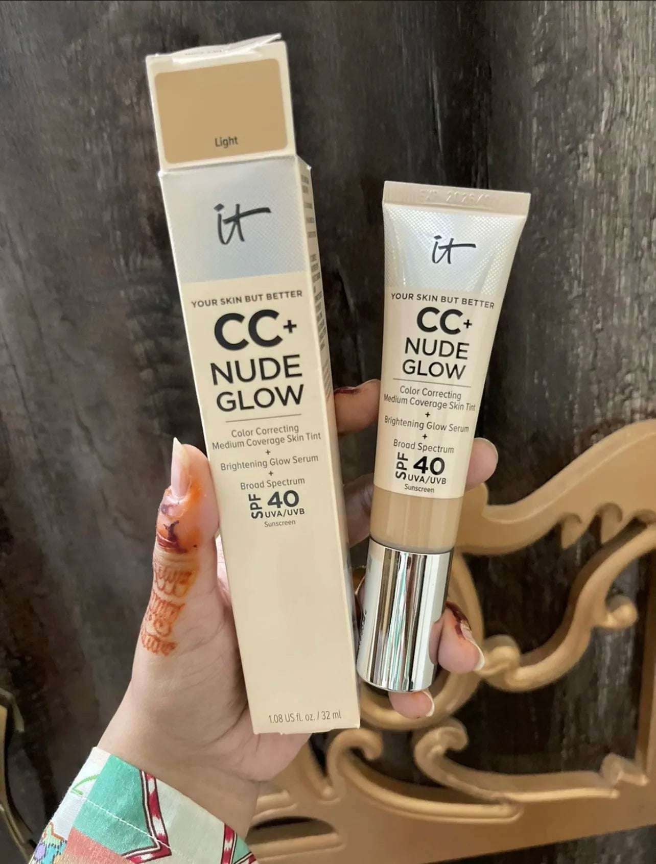 IT Cosmetics Nude Glow Medium Coverage Skin Tint