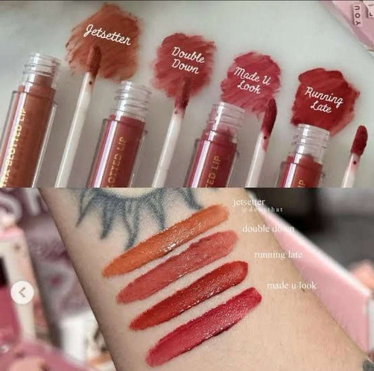 Colourpop ultra blotted liquid lipstick shade jetsetter