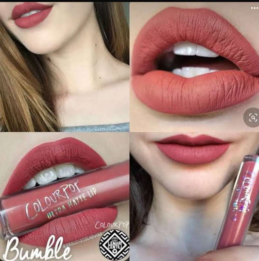 Colourpop ultra matte liquid lipstick shade bumble
