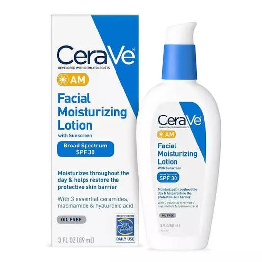 Cerave facial moisturizing lotion AM with sunscreen