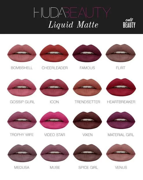 Huda Beauty Matte Liquid Lipstick