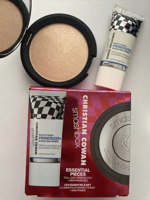 Smashbox X Christian Cowan Essential Pieces Full-Size Highlighter + Mini Primer Set